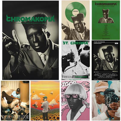 Rapper Tyler The Creator Chromakopia Classic Music Poster