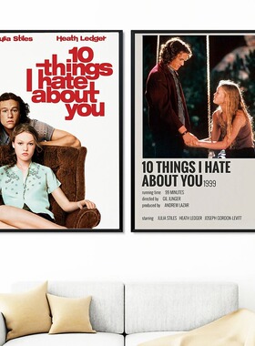 Movie Art Poster Painting 10 Things I Hate about You Classic