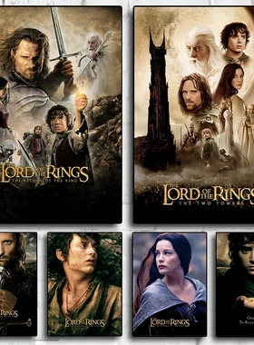 Retro Classic Movie T-The L-Lords of the R-Rings Art Poster