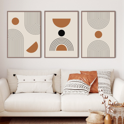 Abstract Bohemian Wall Art Poster Boho Canvas Paintings Wall