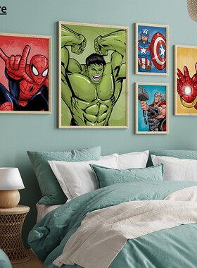 MINISO Poster Marvel Spider-Man Iron Man Captain America