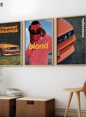 Modern Racing Blond Frank Ocean Cars Rap Hypebeast Posters
