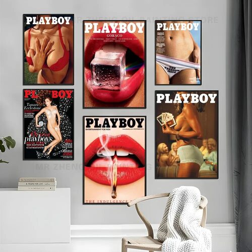 Sexy Girl P-Playboy Magazine Poster Coffee House Bar Room