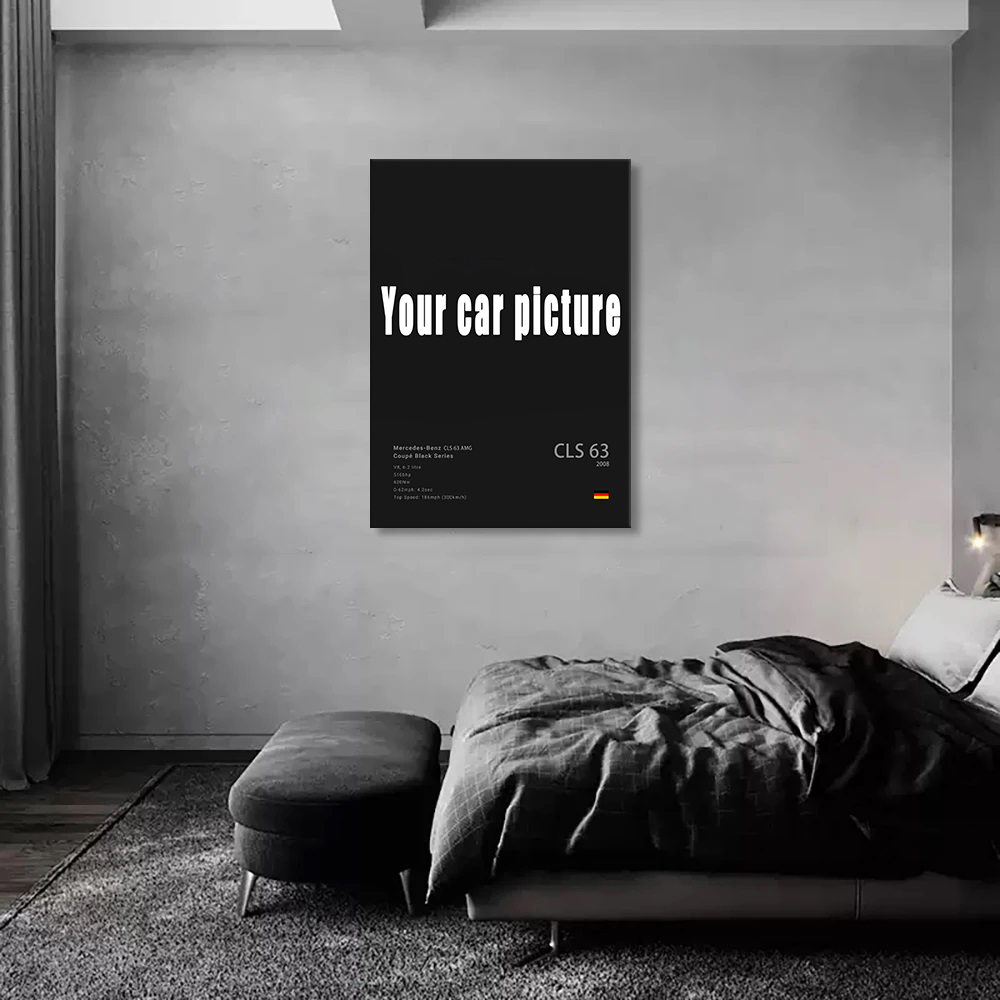 Personalisiertes Car Pictures Photo Custom Posters Canvas