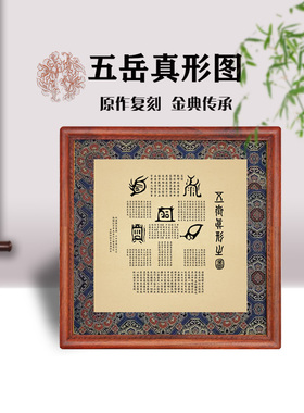 五岳真形图挂画内经修真火候图