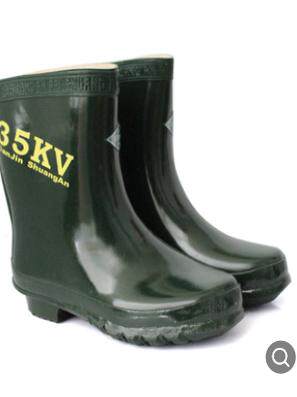 TIANJIN SHUANGAN BRAND INSULATED SHOES ELECTRICIAN SHOES 35KV INSULATED BOOTS 35 THOUSAND VOLT HIGH VOLTAGE ELECTRICIAN INSULATED SHOES RUBBER SHOES XIAN