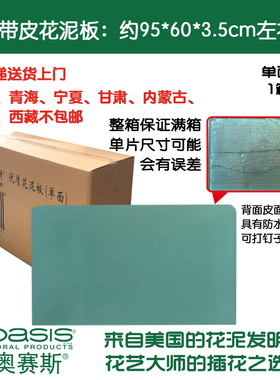 [包邮]奥赛斯带皮花泥板6片装插花泥墙约95*60cm左右单面插花