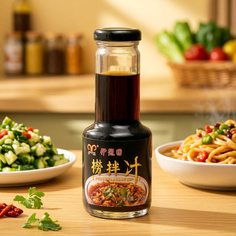 即食瓶装调味料酸甜捞拌汁凉拌菜东北捞汁小海鲜素食清真回民餐饮