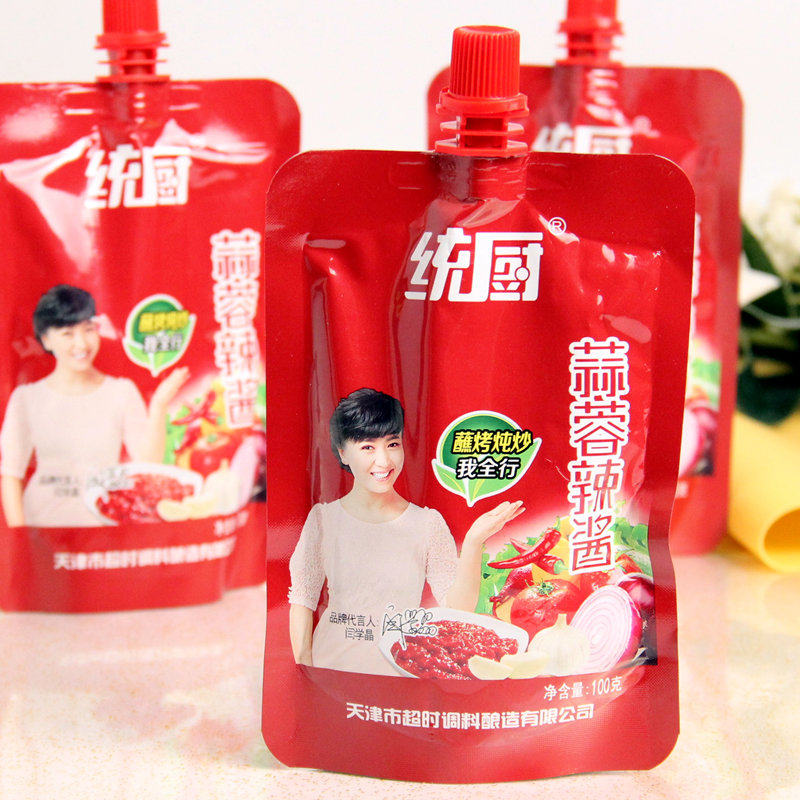 天津特产统厨蒜蓉辣酱100g烧烤酱烤肉香辣椒酱炖鱼调味料海鲜沾酱,粮油调味/速食/干货/烘焙,辣椒酱,淘宝优惠券,粉丝福利购,淘宝优惠卷
