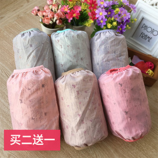 虫儿飞飞双层袖套女士成人长款套袖防水护袖头学生办公厨房秋冬季