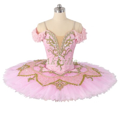 Akeylia分体式鱼骨专业芭蕾tutu量身定制睡美人公主裙国际比赛服