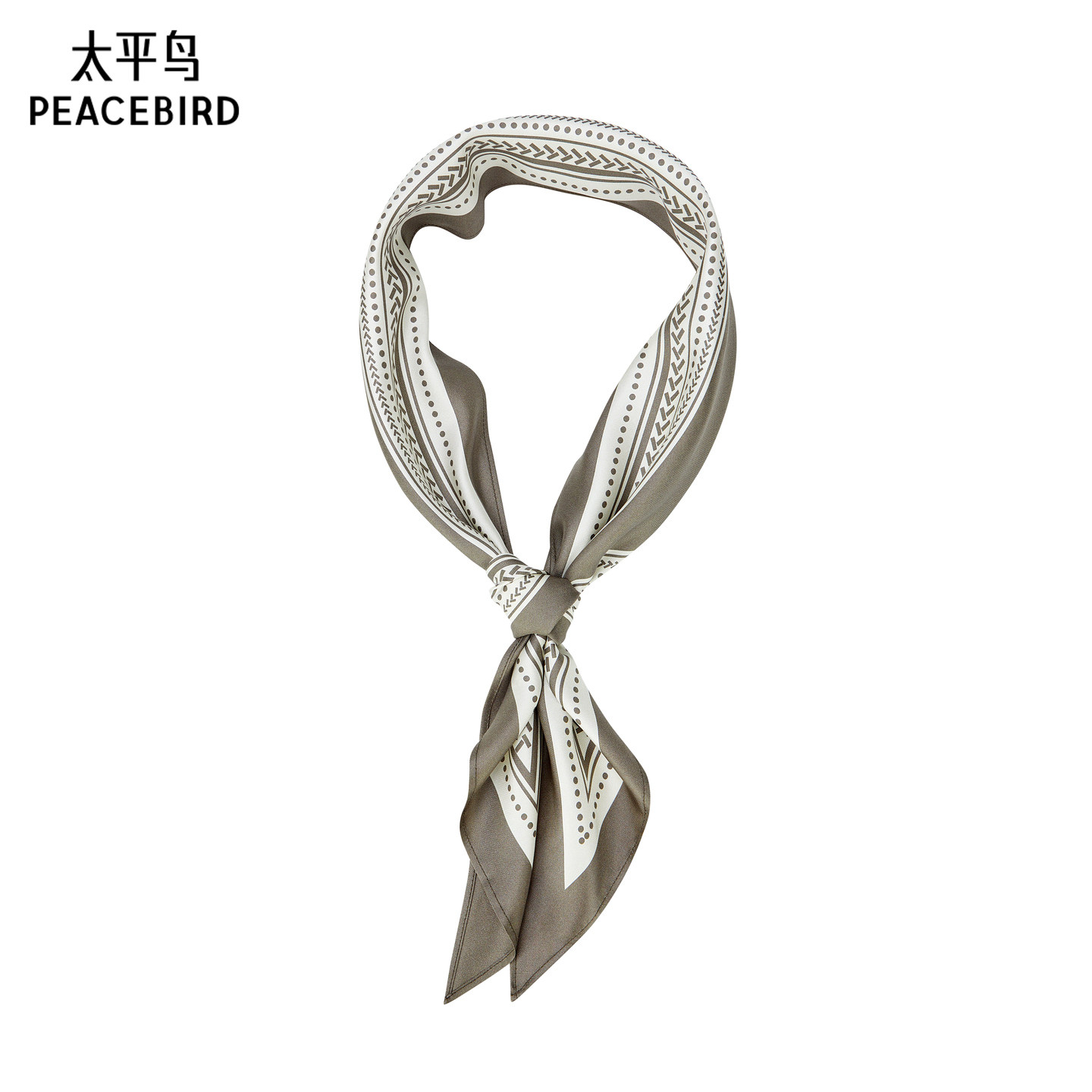 【商场同款】太平鸟桑蚕丝真丝时尚通勤丝巾女26年新款A1YBG1