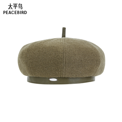 【商场同款】太平鸟画家帽子贝雷帽女好看显脸小复古A1YAF4184