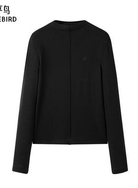 太平鸟年冬季款纯羊毛针织打底衫A1CPE431