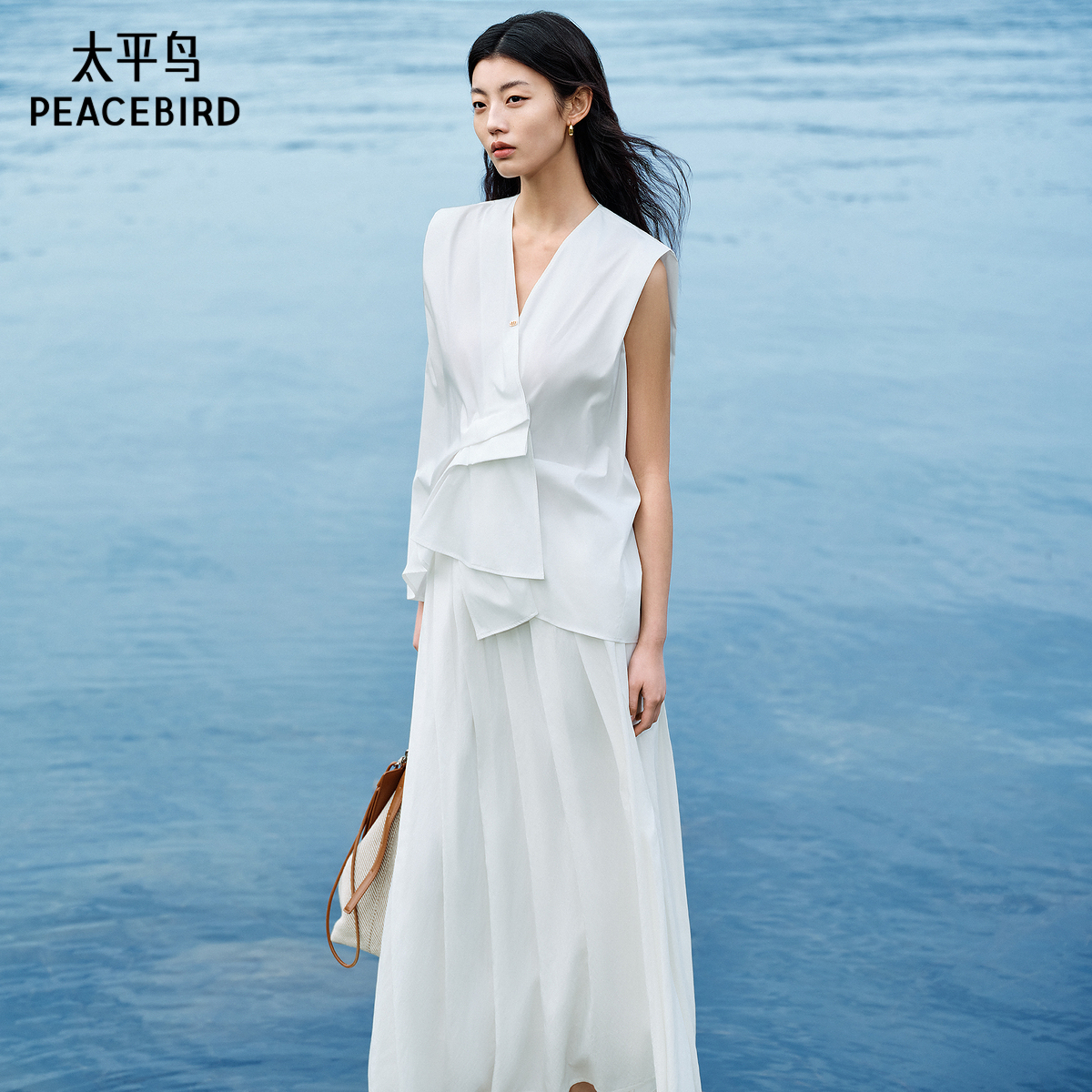 【商场同款】太平鸟女装2025年夏季新款廓形上衣A1CDF273