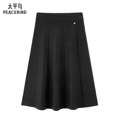 太平鸟年冬季款针织伞裙A1GFE4414