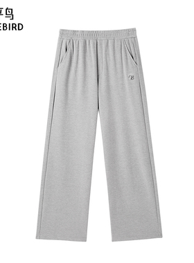 太平鸟女装年冬季款品质针织直筒裤A1GBE4278