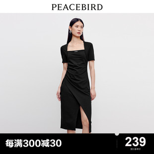 2024春季 太平鸟女装 优雅针织连衣裙A1FAD3201 商场同款 新款