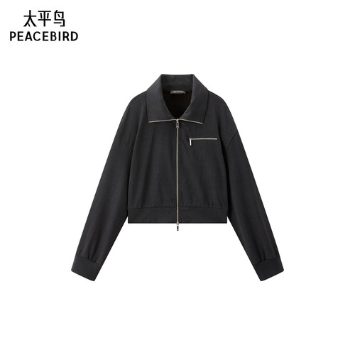 太平鸟miu系风时尚通勤外套套装