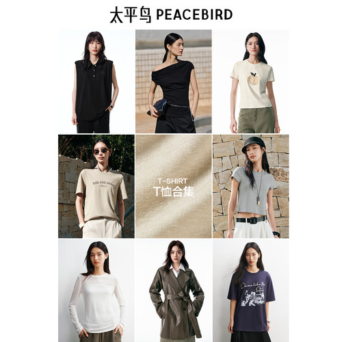 太平鸟女装夏季短袖AACNG130T