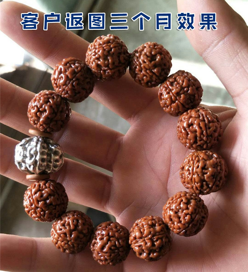 남성과 여성을 위한 원래 파일 드래곤 비늘 패턴 VAJRA 팔찌 큰 딸기 근육 패턴 폭발성 고기 플레이트 드래곤 패턴 다섯 개의 꽃잎 작은 RUDRAKSHA