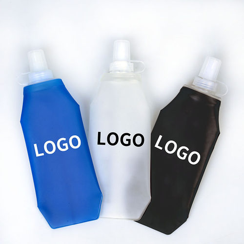 定制logo挤压式运动软水瓶软水袋