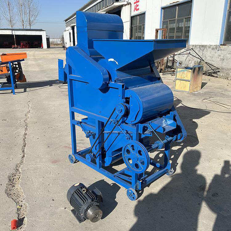 自动除尘剥壳机 电动花生种子脱壳机 油坊果子脱粒机