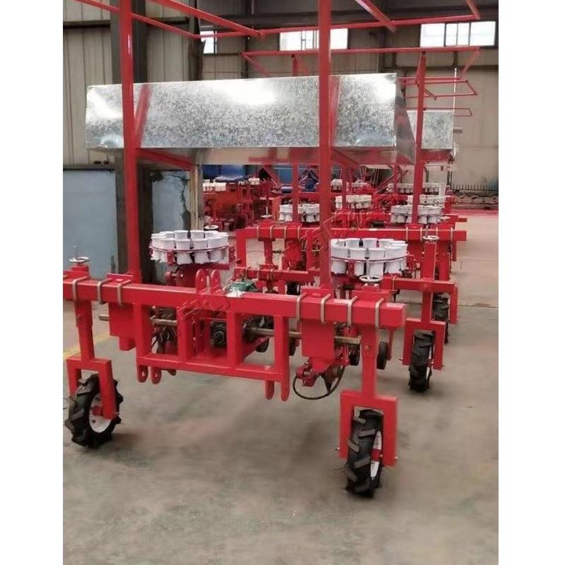 拖拉机后置式秧苗种植机蔬菜大棚种植秧苗移栽机农用菜苗栽种机