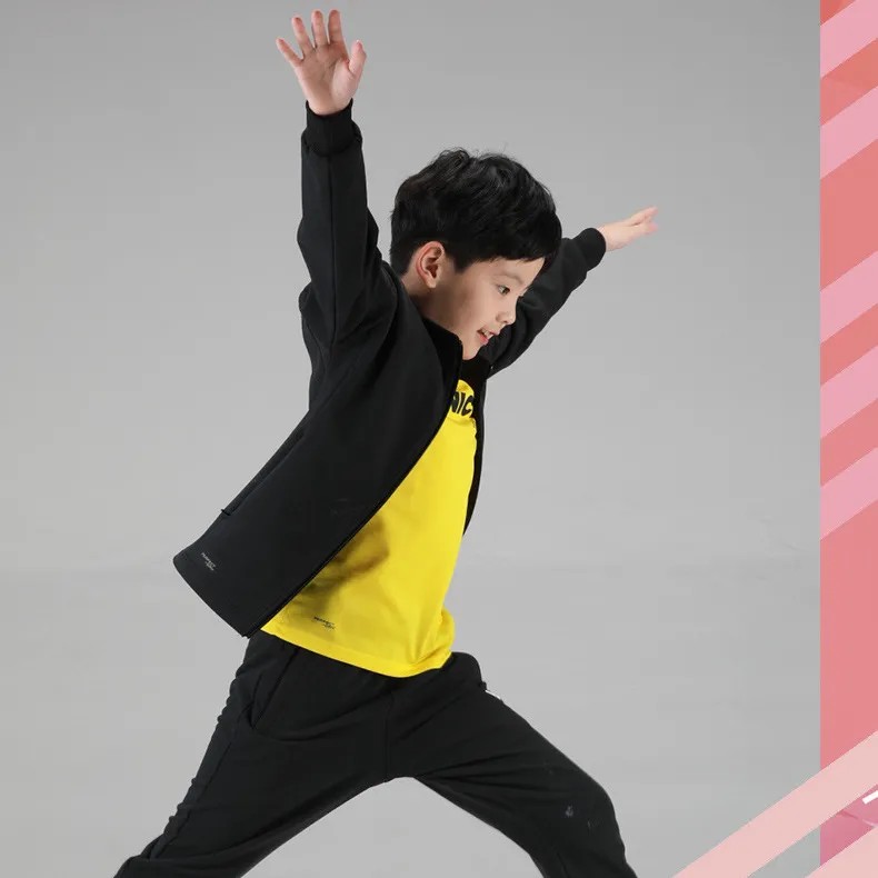 胜利VICTOR/威克多17606 22801儿童款羽毛球服秋冬季长袖外套裤子