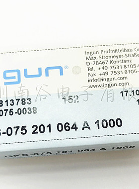 ingun英钢测试探针 GKS075201064A1000 75mil圆尖头 1.02*33.1mm