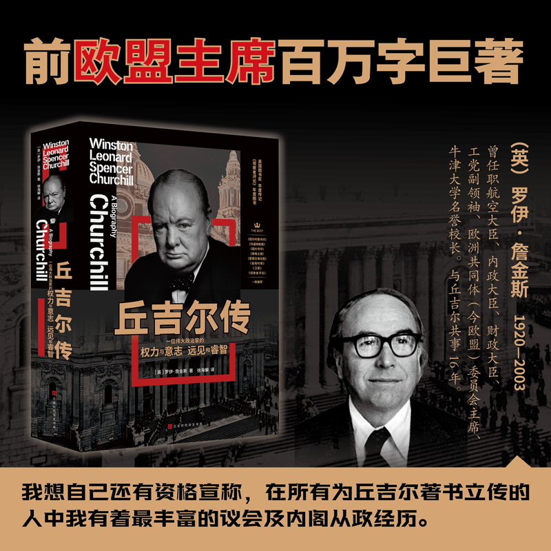 丘吉尔传 世界名人名传 一位伟大政治家的权力与意志 远见和睿智