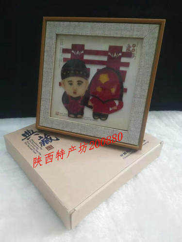 镜框皮影西安旅游桌摆