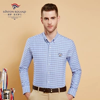 [Hỏng mã giải phóng mặt bằng] Paul cotton oxford áo mùa thu kinh doanh giản dị kẻ sọc màu áo sơ mi nam dài tay - Áo áo sọc caro