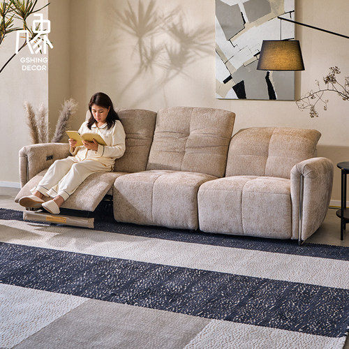 几象漫享现代简约北欧布艺可拆洗功能沙发电动沙发客厅小户型沙发
