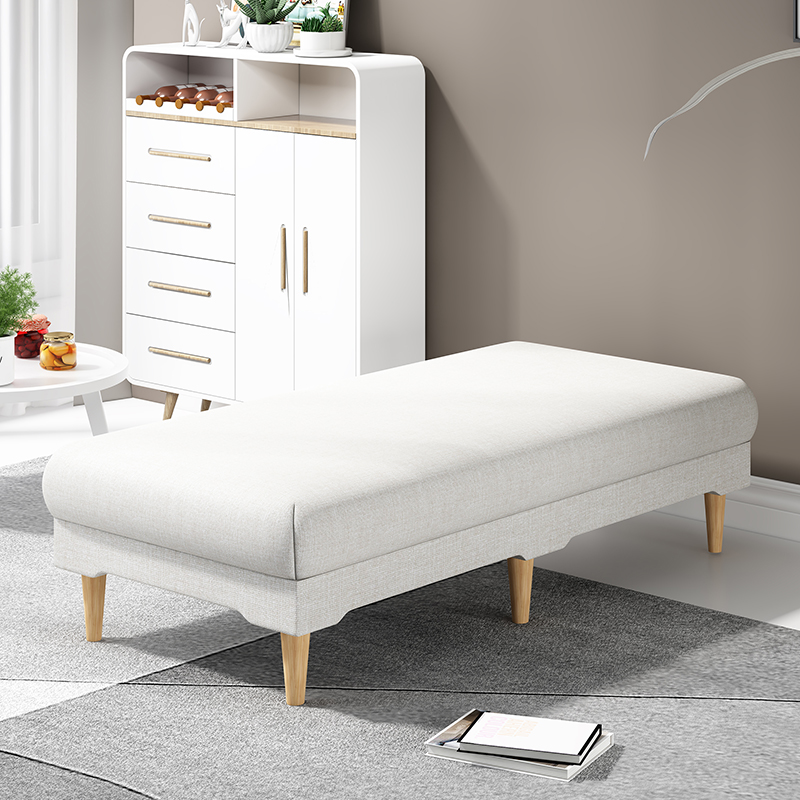 布艺边床卧室单人床加宽拼接床