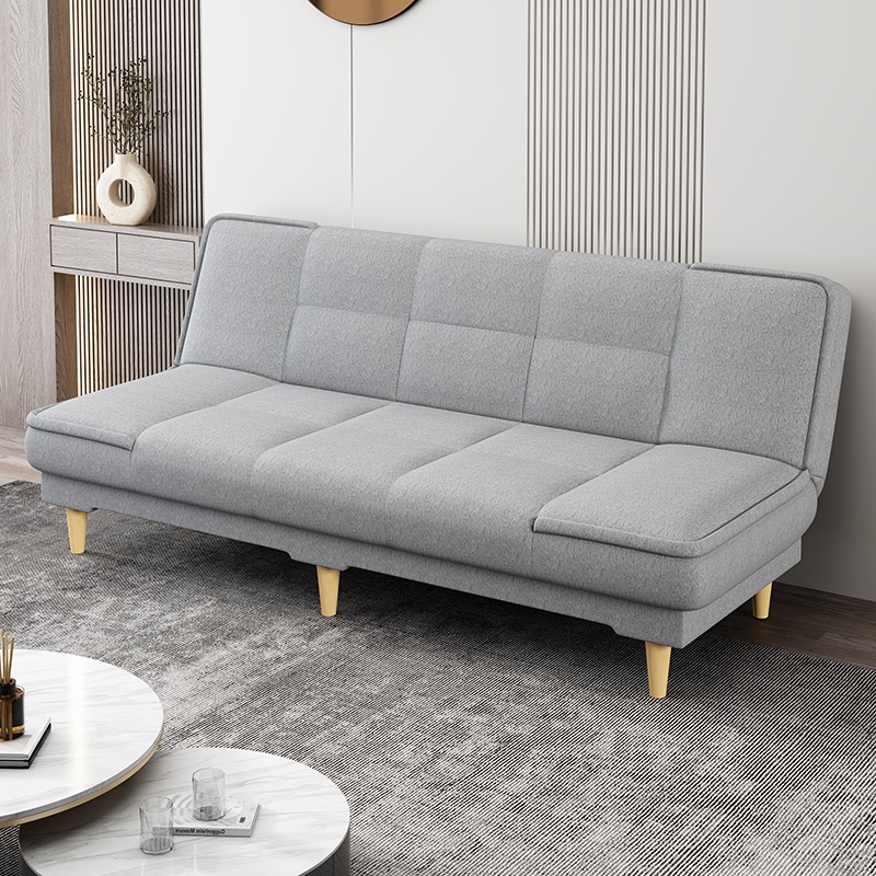 办公室睡午觉窄版小沙发小户型出租房卧室可折叠沙发床两用三人位