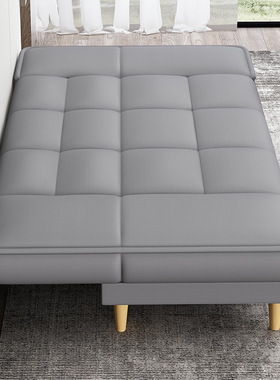 阳台皮沙发三人卧室小户型租房拼接床折叠两用1米8沙发床办公客厅