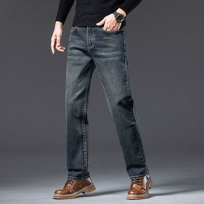 204秋冬新款高端牛仔裤男