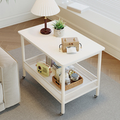 北欧可移动边几现代简约奶油风客厅茶几轻奢沙发边柜侧边柜小推车