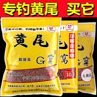 老G 黄尾G窝 黄尾鲴鱼专用饵料打底窝料颗粒青红黄尾配方套餐小药