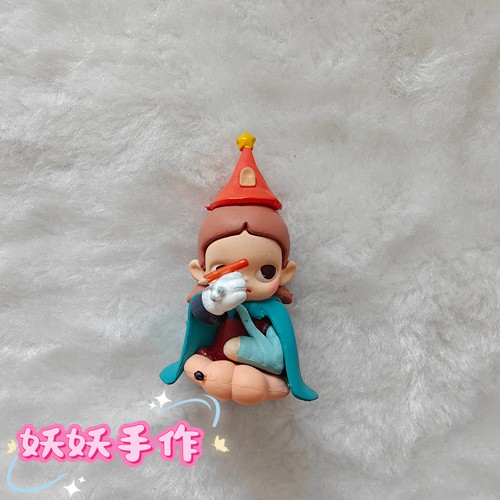 POPMART泡泡玛特小野和Zsiga哭娃甜豆妹妹萌粒diy潮摆件车饰手作