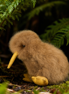 秘鲁进口羊驼毛KIWI鸟几维鸟奇异鸟仿真毛绒玩偶公仔抱枕可爱礼物