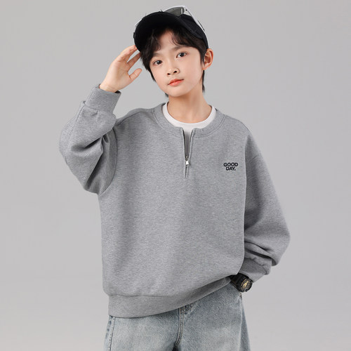 男童春秋假两件卫衣2026新款潮