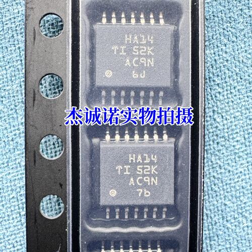 原装正品现货 SN74AHC14PWR 6路逻辑缓冲器芯片TSSOP-14 丝印HA14