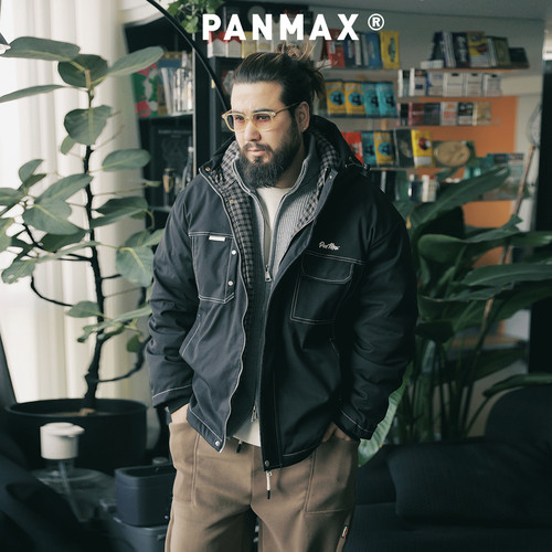 加厚防风羽绒服PANMAX男士大码