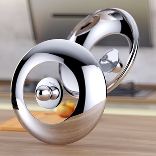 不锈钢锅盖家用炒锅蒸锅通用30加厚汤锅32cm铁锅28厘米圆形盖子