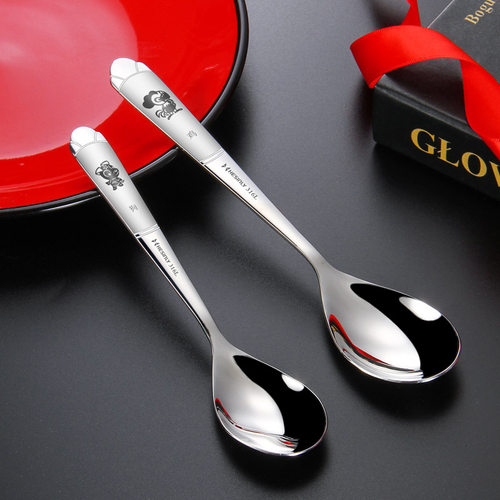 316不锈钢汤匙创意可爱家用勺