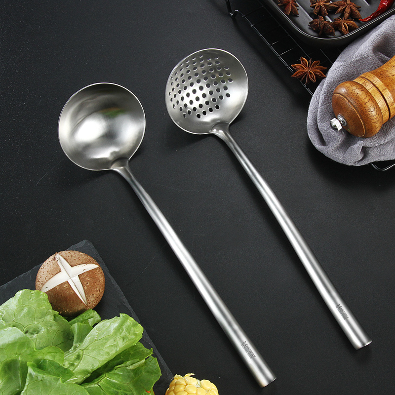 不锈钢火锅汤勺汤壳家用漏勺