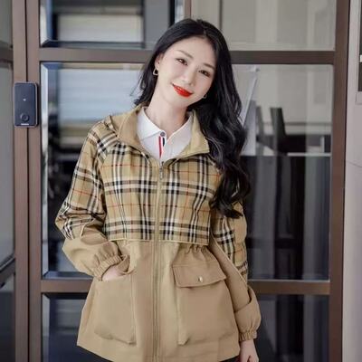 欧美高端大牌中长款女装风衣外套-125901