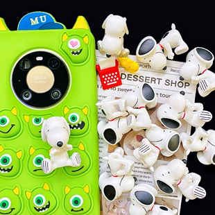 史努比糊涂塌客散货公仔配件 奶油胶diy材料